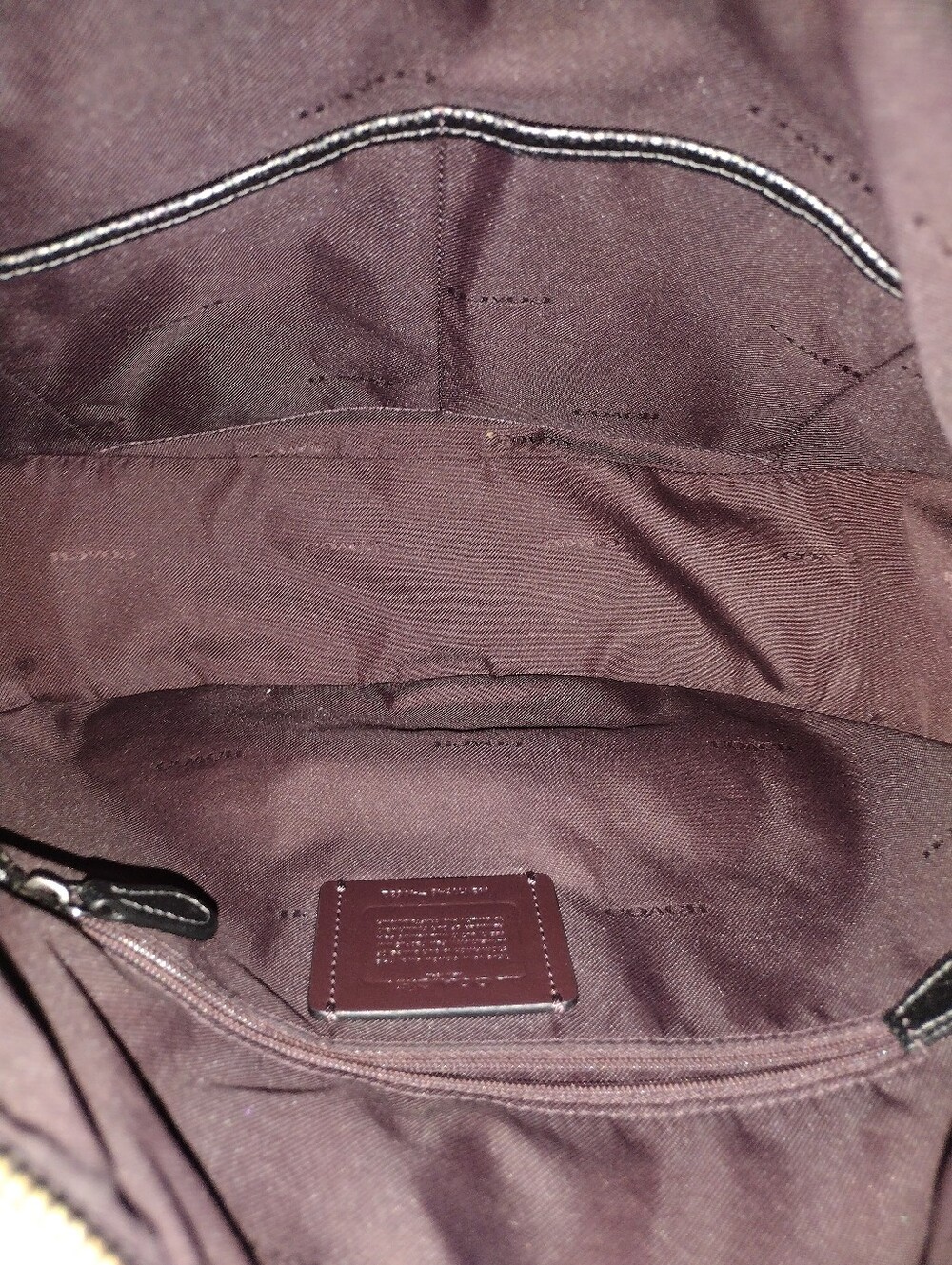 Coach Y2K Sutton Hobo Shoulder Bag Pebbled Leather Metallic Gunmetal 40632 - Picture 10 of 11